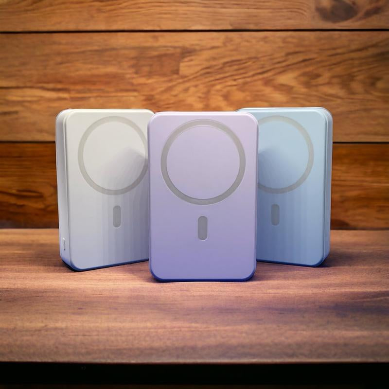 Magnetic Power Bank, Wireless, 10000Mah Capacity, LED Display, Magsafe Compatible for Iphone 16/15/14/13/12 Pro/Pro Max/Plus, Comes with Type-C Cable, 22.5W Fast Charger, Chargeable, Accessories Device Smartphone Digital Mobile Charging Battery Portable