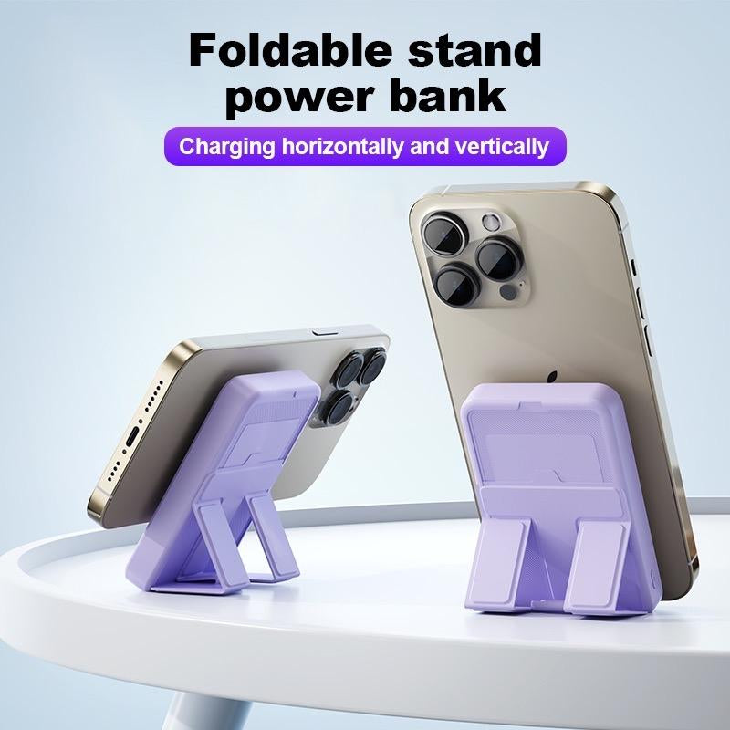 Magnetic Power Bank, Wireless, 10000Mah Capacity, LED Display, Magsafe Compatible for Iphone 16/15/14/13/12 Pro/Pro Max/Plus, Comes with Type-C Cable, 22.5W Fast Charger, Chargeable, Accessories Device Smartphone Digital Mobile Charging Battery Portable