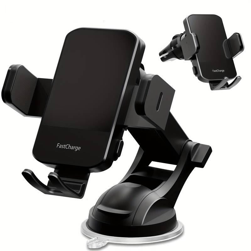 15W Rapid Wireless Car Charger, Wlpower Auto-Clamping Car Mount with Wireless Fast Charging for Iphone 17 16, 15, 14, 13, 12, 11 Pro Max, Xs, and Samsung Galaxy S24 Ultra Charger